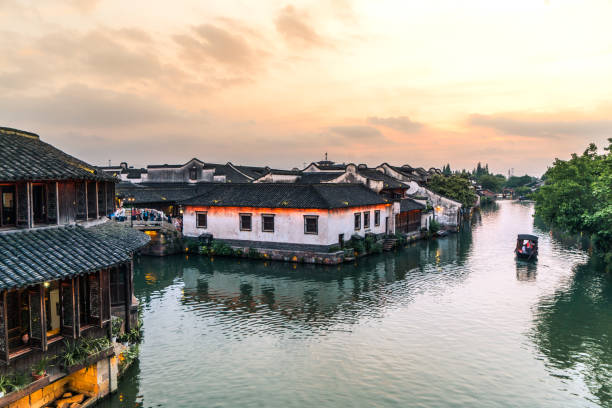 istock Beautiful Chinese water town 1165365932
