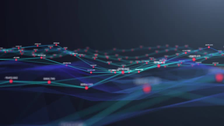 4k resolution Technology Abstract background.digital data analysis. connection networking concept.Big data concept. Technology Futuristic design