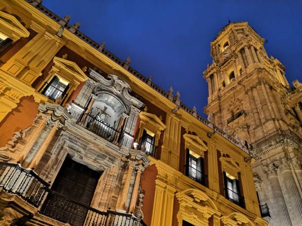 istock Main cathedral and surroundings in Malaga city 1165367021