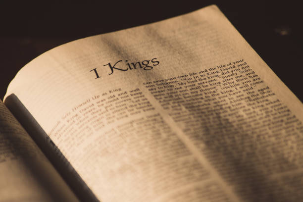 istock The first page of 1 Kings 1165373390