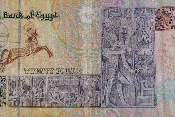 istock Closeup of egyptian twenty pounds banknote 1165376736