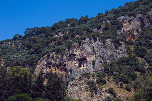 istock Lycian tomb on a Sunny day in Dalyan 1165379583