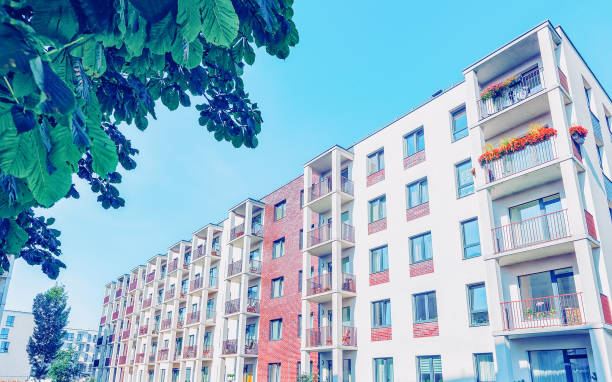 istock EU New apartment building with outdoor facilities 1165384517