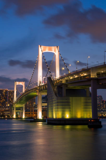 istock Rainbow bridge and Tokyo Skyline, Japan 1165386257