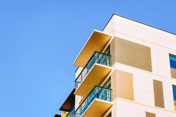 istock Apartment EU residential home building complex real estate copy space 1165391876