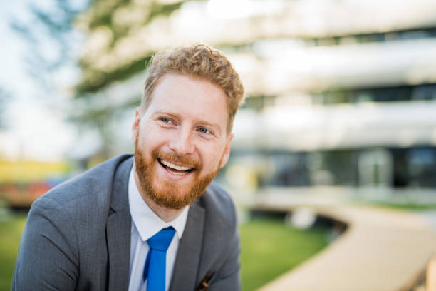 istock Charming young businessman having a great day. 1165391899