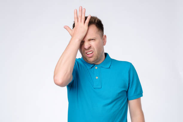 istock man being shocked, he has forgotten important meeting. 1165396093