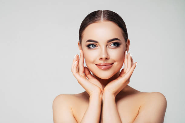 istock Woman with natural make-up 1165401207