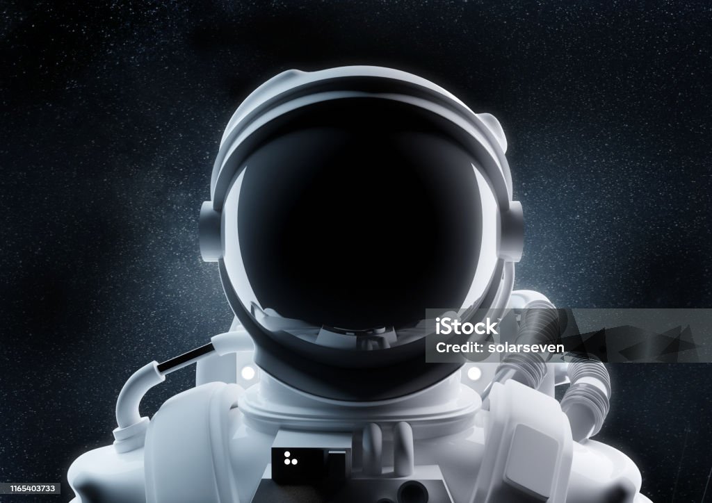 Nahaufnahme eines Astronautenhelms - Lizenzfrei Astronaut Stock-Foto