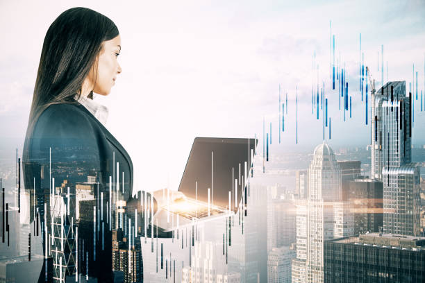 istock Communication and finance concept 1165407494