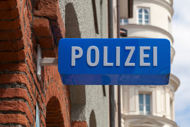 istock German police sign 1165408637