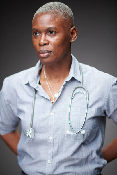istock female doctor portrait 1165408999