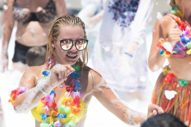 istock Foamy party, entertaintment time 1165409006