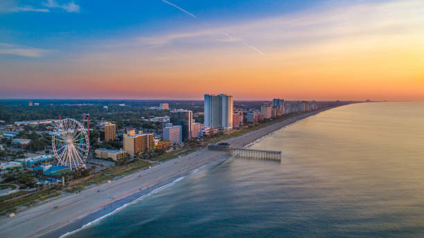 istock Downtown Myrtle Beach South Carolina SC Drone Skyline Aerial 1165409771
