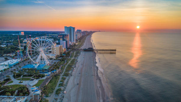 istock Myrtle Beach South Carolina SC Drone Skyline Aerial 1165409844