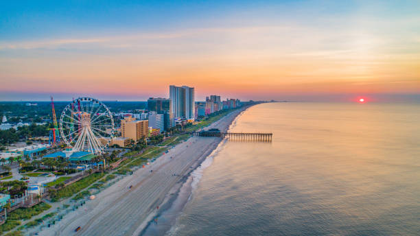 istock Myrtle Beach South Carolina Drone Skyline Aerial 1165410445