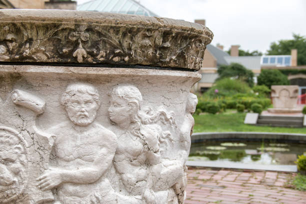 istock closeup of a statue in a park 1165416096