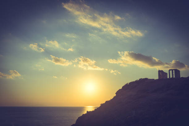 istock Greek temple of Poseidon, Cape Sounio 1165417871
