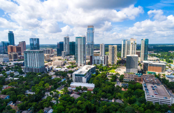 istock Urban Development In Downtown Austin Texas USA 2019 1165421425