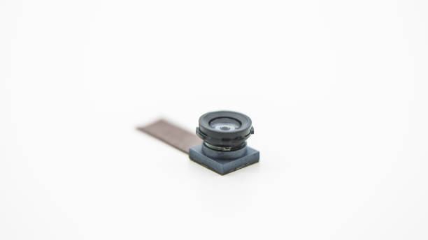 istock Close up on a camera module for mobile phone. Closeup of Smartphone Lens 1165422131