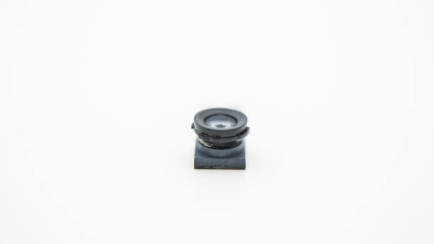 istock Close up on a camera module for mobile phone. Closeup of Smartphone Lens 1165422147