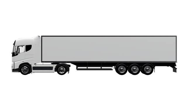 istock semi-truck with trailer 1165423164