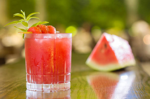 Cocktail sandia Cocktail, sandia Watermelon stock pictures, royalty-free photos & images