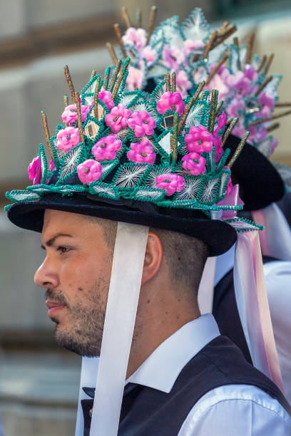 Timisoara: Traditional hat used by ethnic Germans in Banat area. The days of the Germans in Banat and the meeting of the Swabian people, organized by the German Forum.