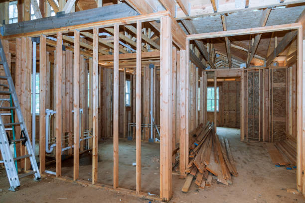 istock Interior view of a house under construction 1165433064