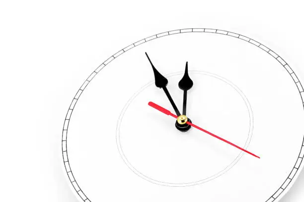 blank clockface, concept of time