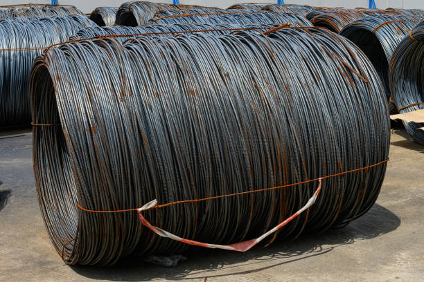 istock iron wire bound in the outdoor 1165446834