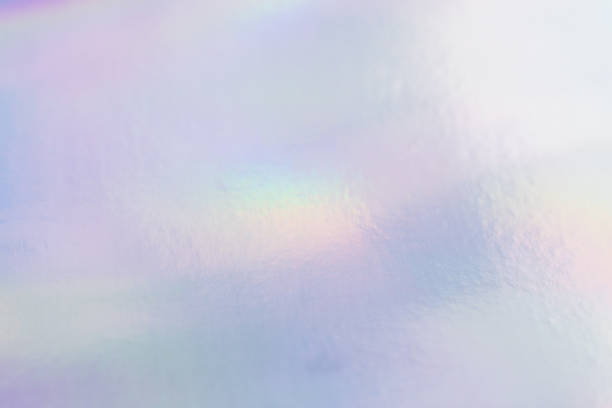 ホログラフィックネオン光沢のある背景。ミニマリストスタイル、ミレニアルカラー。 - hologram ストックフォトと画像