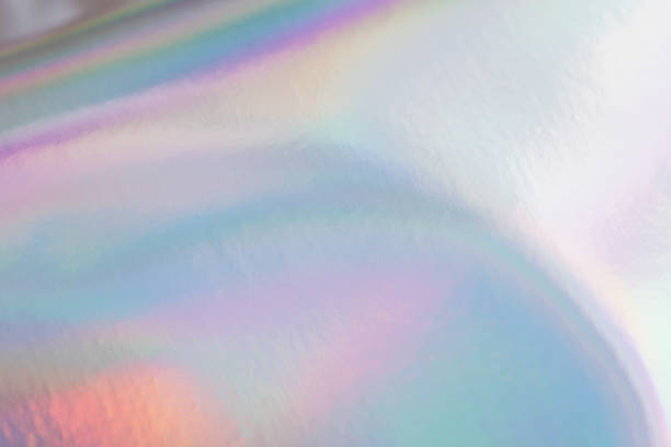 istock Holographic neon shiny background. Minimalist style, millennial colors. 1165454759