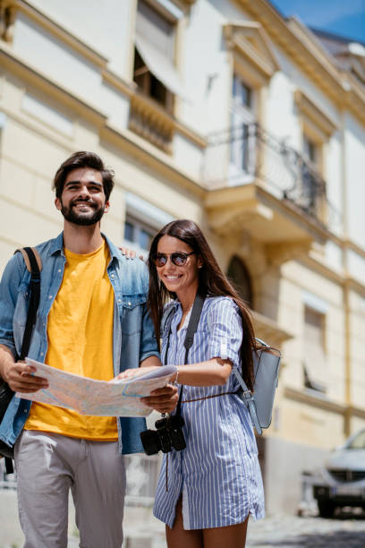 istock Happy couple exploring stock photo 1165463112