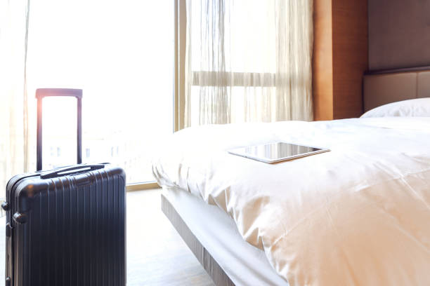 istock Inter views of modern hotel room. 1165465658