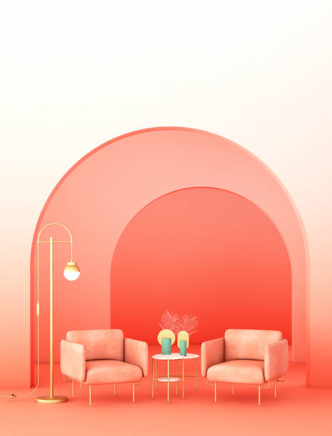 istock interior design for geometric concept design/ 3d illustration,3d rendering 1165468553