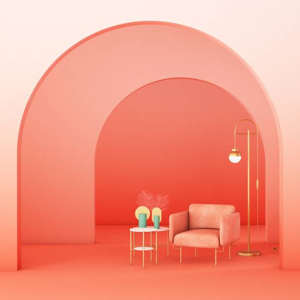 istock interior design for geometric concept design/ 3d illustration,3d rendering 1165468610