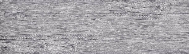 istock Light gray shabby wooden panoramic grain texture. Wide long wood rustic background 1165468804