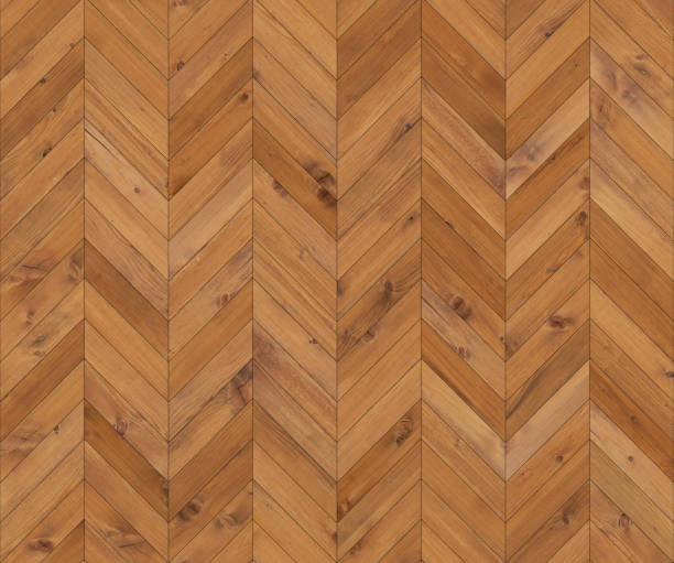 istock Chevron natural parquet seamless floor texture 1165476014