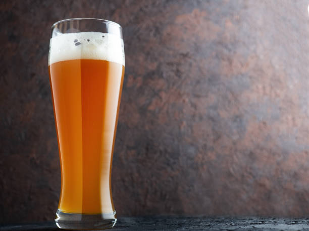 istock Craft beer is a sour ale with mango 1165486272