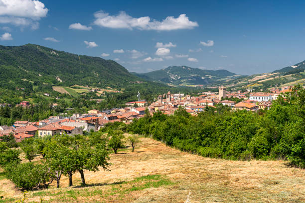 istock Panoramic view of Varzi, Pavia, Italy 1165487811