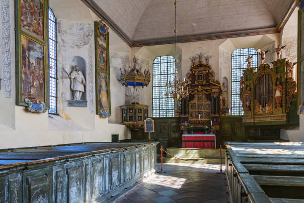 istock Castle church at Lacko castle in sweden 1165489736