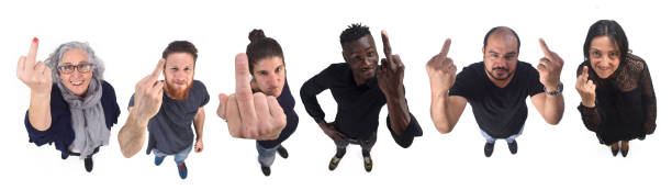 istock group of people on white background, 1165492039