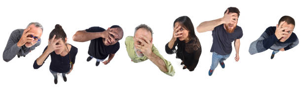 istock group of people on white background, 1165492065
