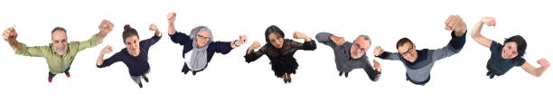 istock group of people on white background, 1165492070