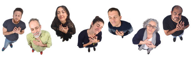 istock group of people on white background, 1165492153