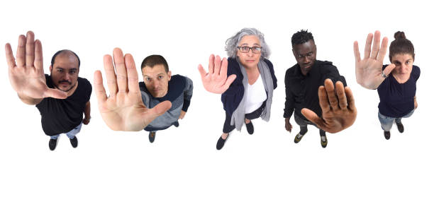 istock group of people on white background, 1165492261