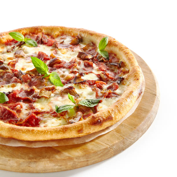 istock Canadian Pizza or Regina with Bacon 1165498906