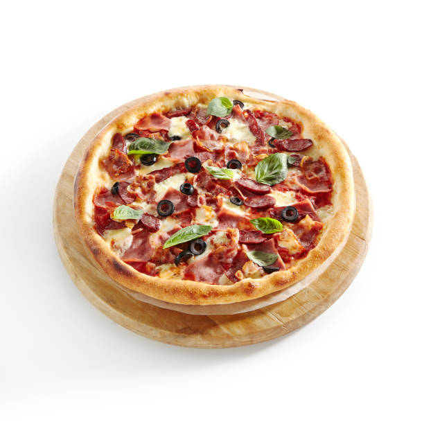 istock Meat Mix Pizza with Parma Ham 1165498915