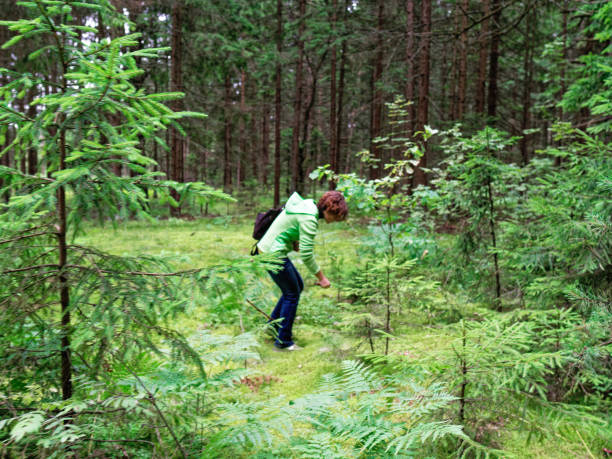istock A woman in the forest 1165512228
